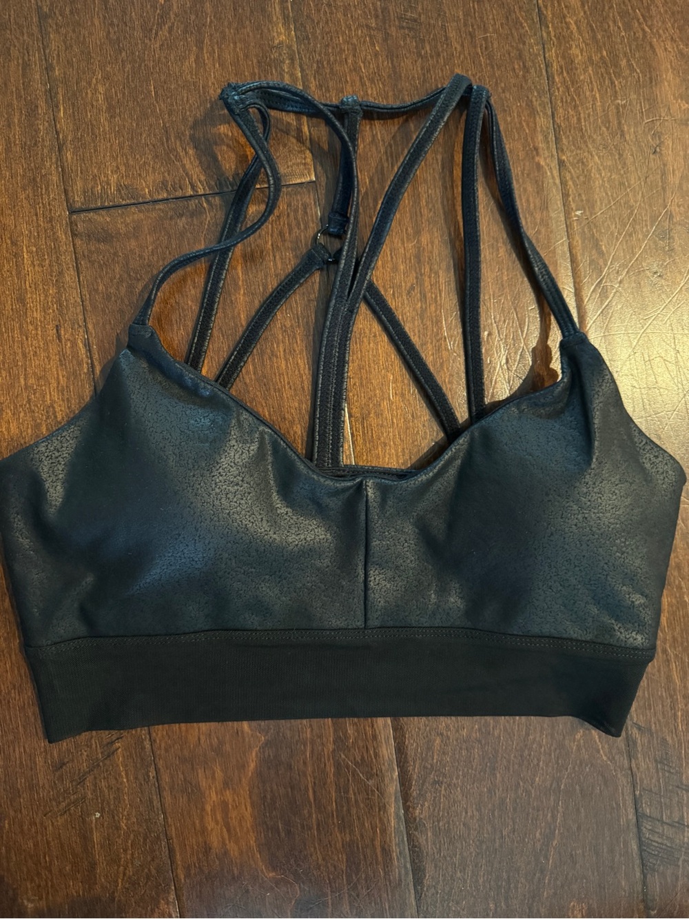 Electric Yoga Stephanie Bohbot XS strappy sports bra